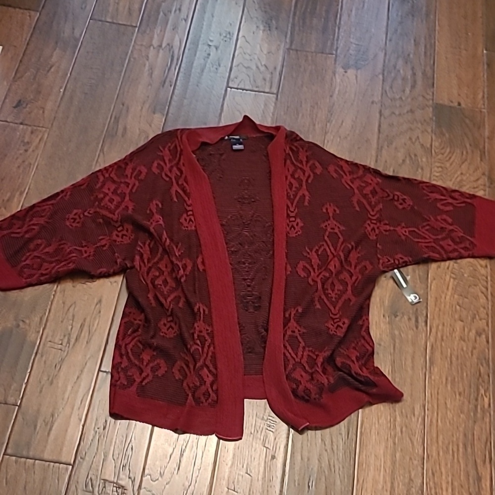 NWT New Directions women's lightweight sweater, open front cardigan size 2X